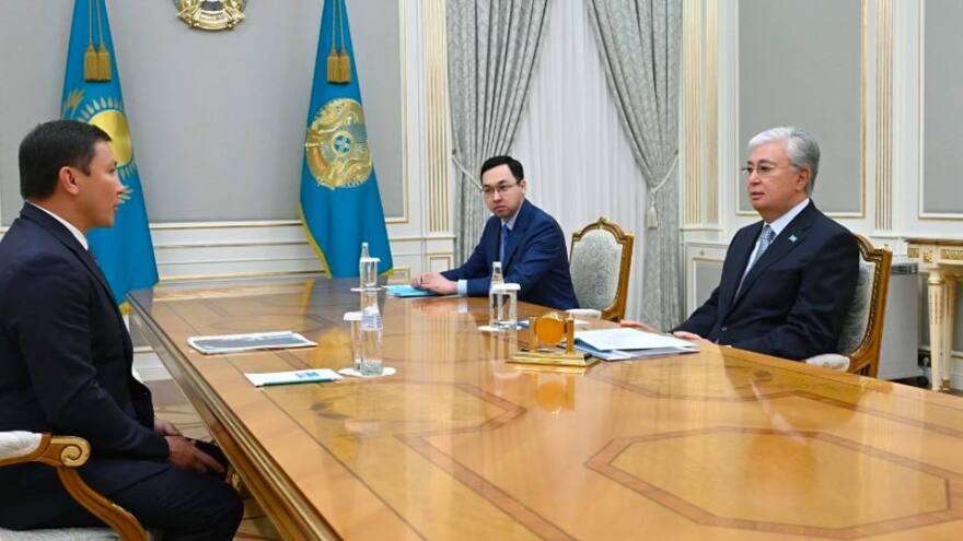Глава государства принял президента Национального олимпийского комитета Геннадия Головкина