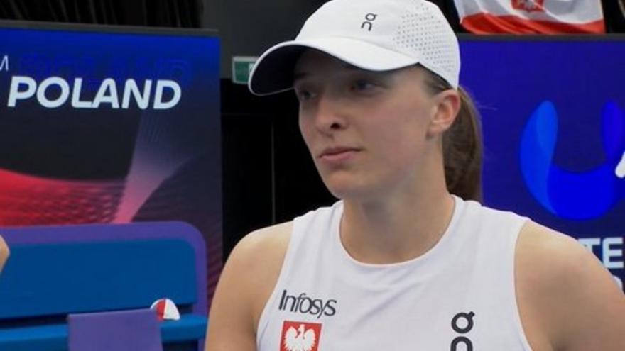 Ига ШВЁНТЕК: “Это первый раз, когда я смогла выиграть у Елены на более быстром покрытии”