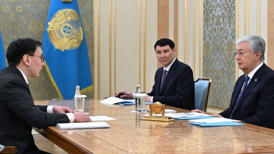Касым-Жомарт Токаев принял нового главу Казахстанской федерации футбола