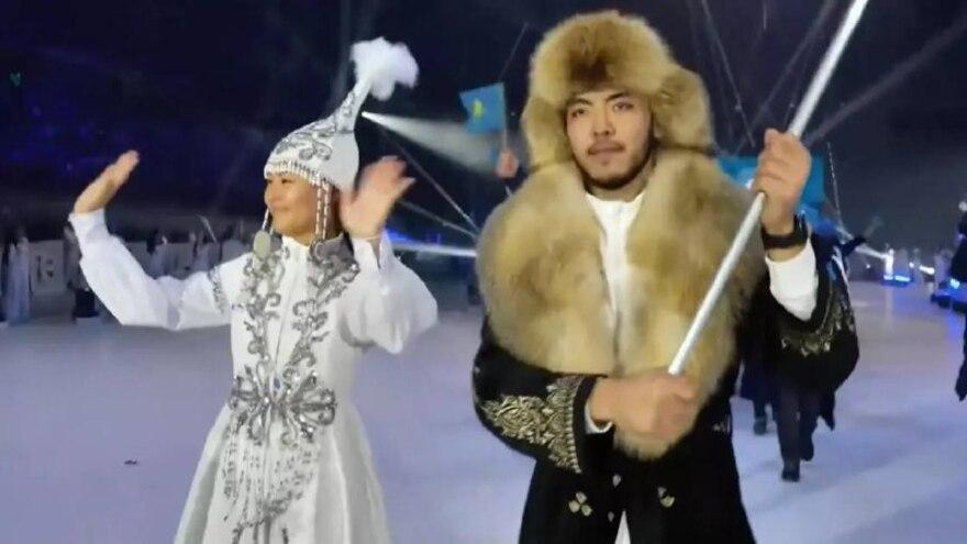 ВИДЕО. Сборная Казахстана приняла участие в открытии Универсиады-2025
