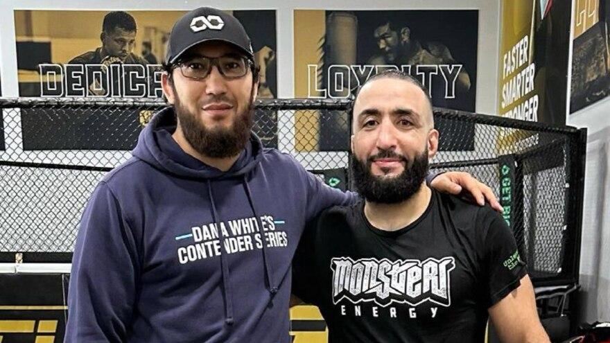 Чемпион UFC Белал Мухаммад потренировался в зале Шавката Рахмонова