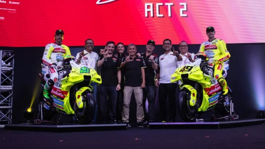 MotoGP, Команда Велентино Росси представила гонщиков и мотоциклы на сезон 2025