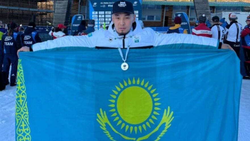 Хамитов пара-биатлоннан әлем кубогы кезеңінде күміс жүлдегер атанды