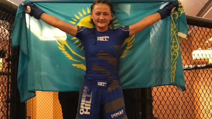 Аян Турсын ждет защита пояса Octagon. Известна дата, соперница из Кыргызстана
