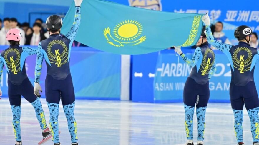 Казахстанские шорт-трекисты выиграли серебро Азиатских игр 2025 в смешанной эстафете