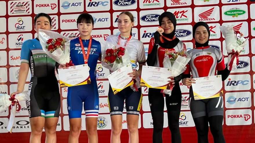 Успех казахстанских велогонщиц на чемпионате Азии