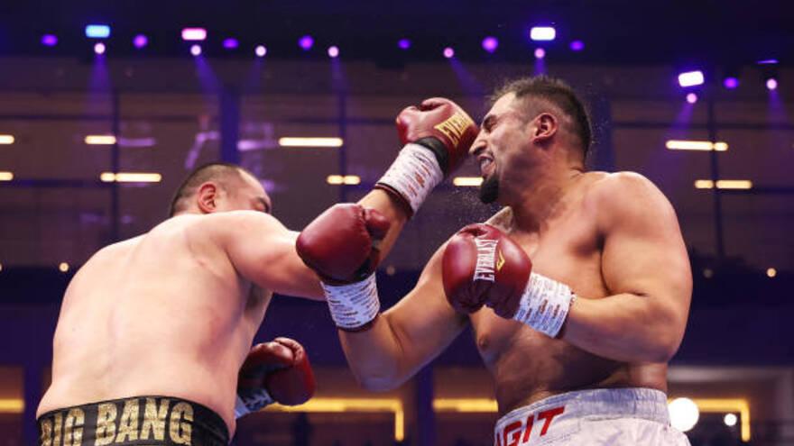 ФОТО. Кабайел Чжилеяны нокаутқа түсіріп, WBC-ның уақытша чемпионы атанды