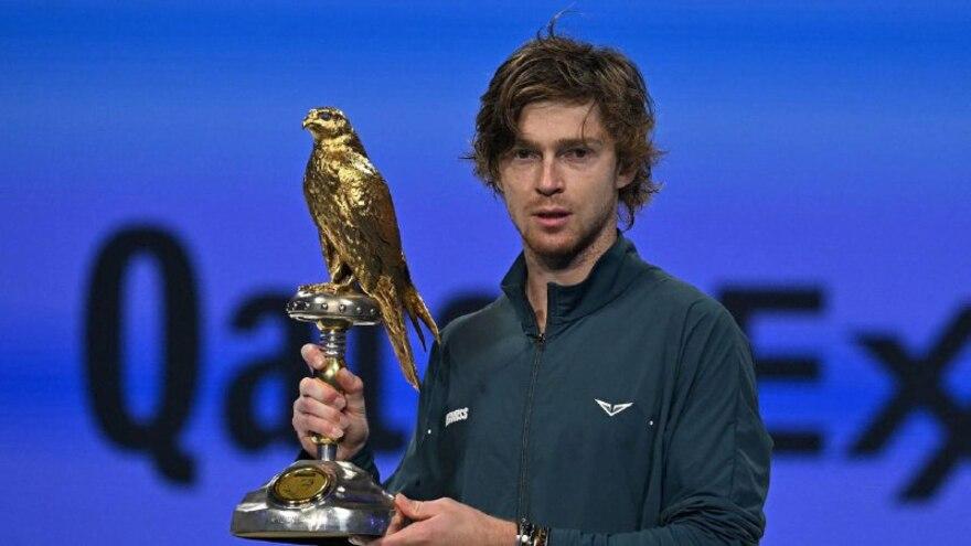 Андрей Рублёв завоевал титул на турнире ATP 500 в Дохе