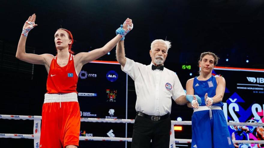 У Казахстана первая финалистка. Виктория Графеева вышла в финал чемпионата мира по боксу
