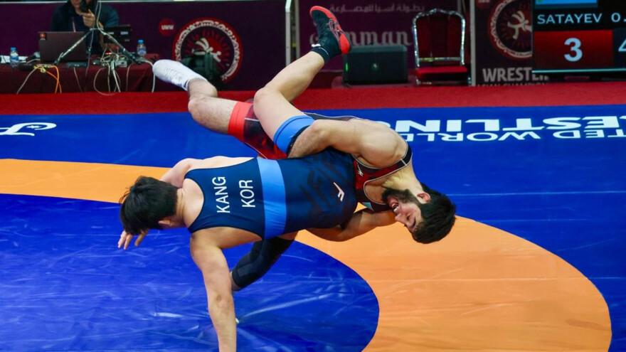 Омар Сатаев после финальной схватки на чемпионате Азии: Буду готовиться к чемпионату мира