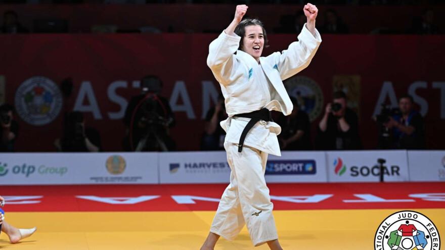 Галия Тынбаева красиво выиграла бронзовую медаль на чемпионате Азии по дзюдо