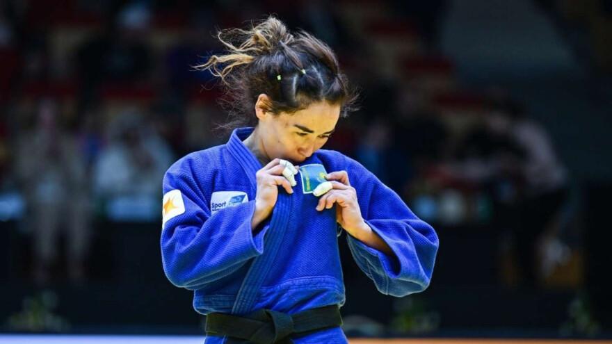 Әбиба Абужақынова Душанбе қаласында өткен Grand Slam турнирінде қола медаль жеңіп алды