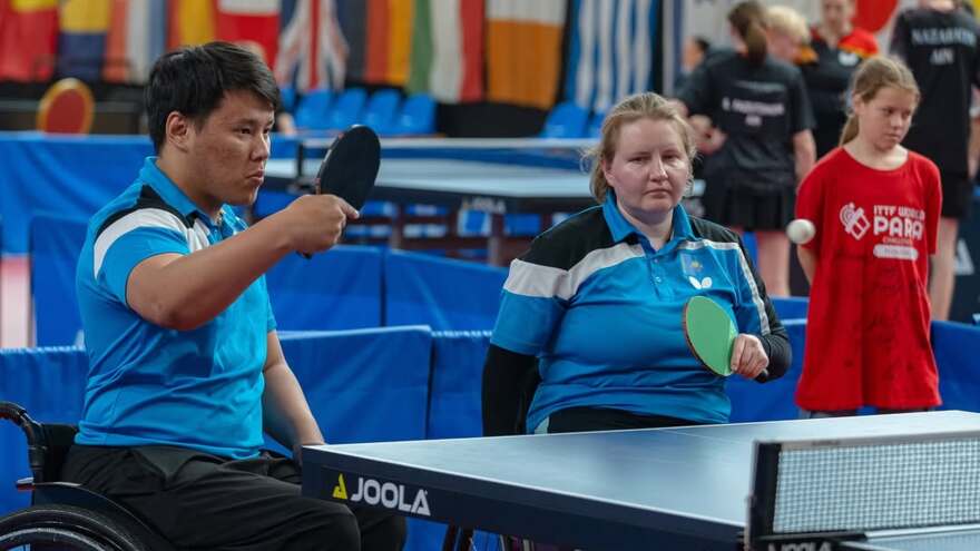Три бронзы Казахстана на ITTF World Para Challenger в Черногории по настольному теннису 
