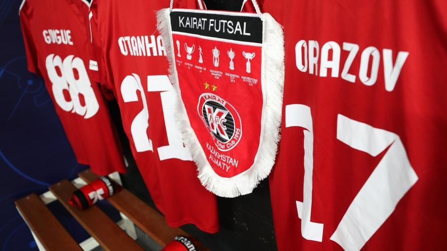 «Кайрат» и «Пальма» представили стартовые составы на финал Лиги чемпионов по футзалу