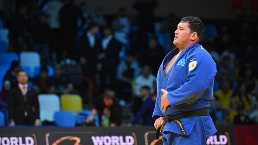 Ерасыл Қажыбаев дзюдодан  Grand Slam турнирінде күміс жүлде алды