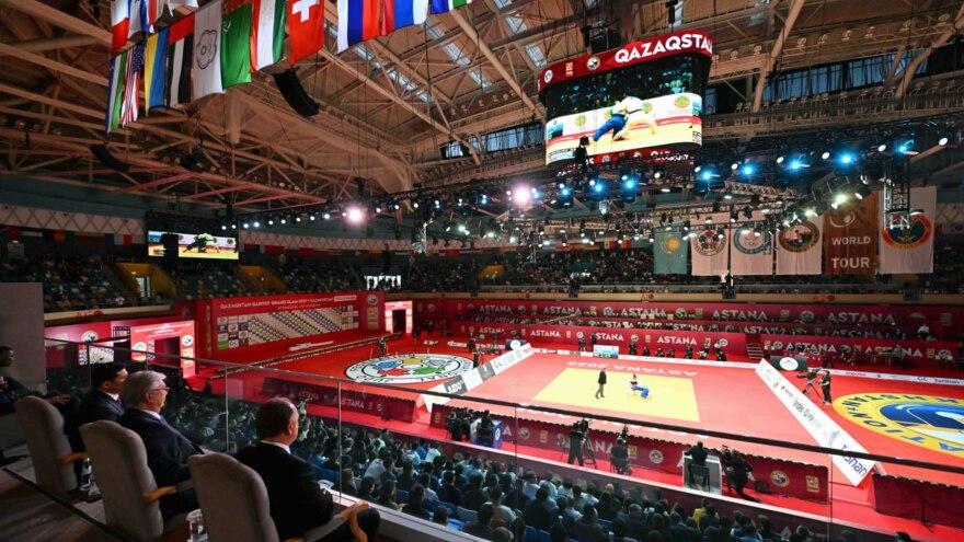 Касым-Жомарт Токаев посетил турнир Qazaqstan Barysy Grand Slam