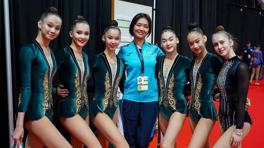 Cборная Казахстана завоевала золото на чемпионате Азии по спортивной гимнастике