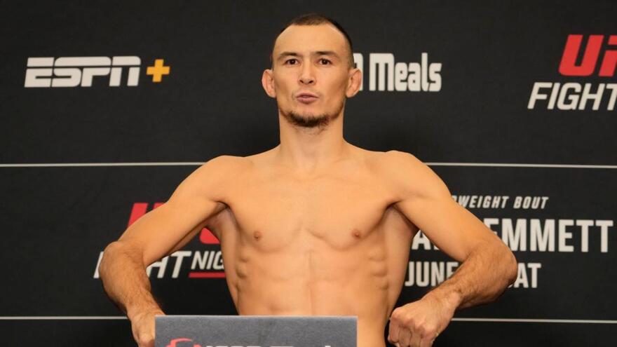 Жарқын оралу: Дамир Исмагұлов Астанада өткен Alash Pride FC 108 турнирінде Алан Патрикті жеңді