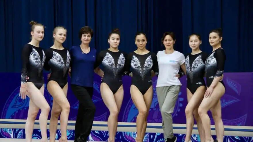Казахстанские гимнастки вошли в топ-6 в командном многоборье на чемпионате Азии