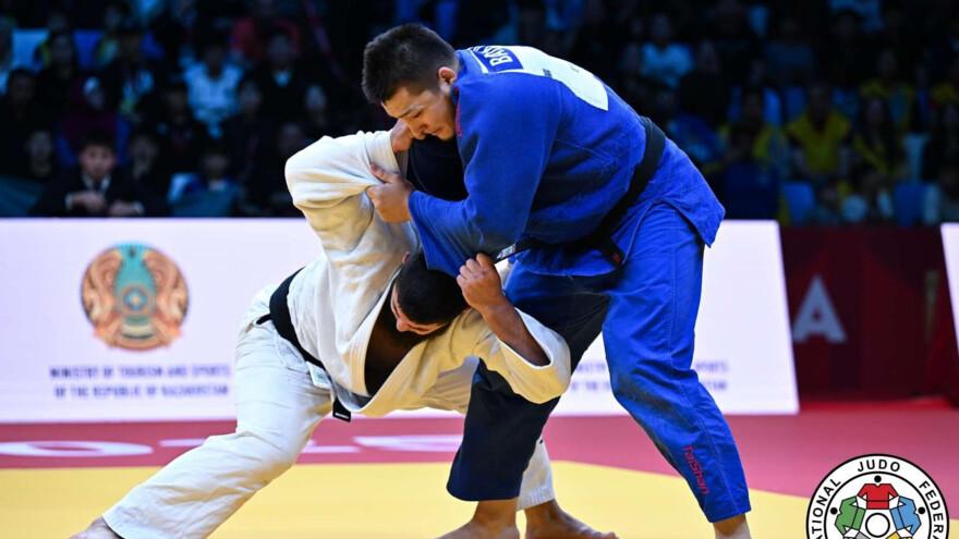Олимпийский чемпион остановил Байкамурова в 1/8 финала ЧМ по дзюдо