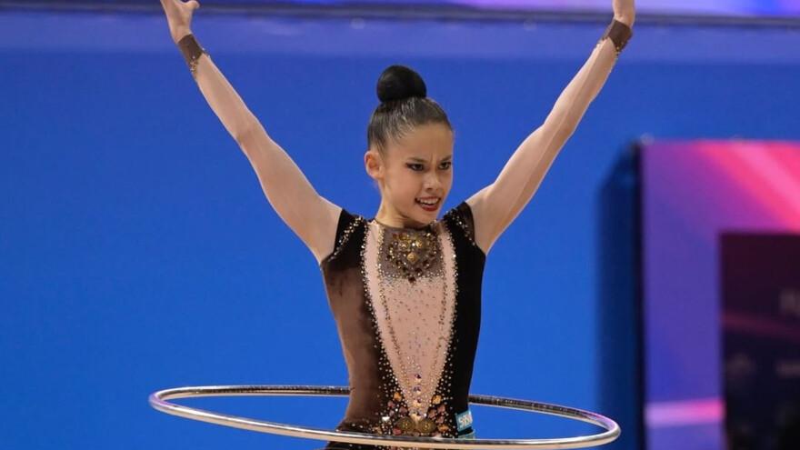 Казахстанская гимнастка вышла в третий финал чемпионата мира