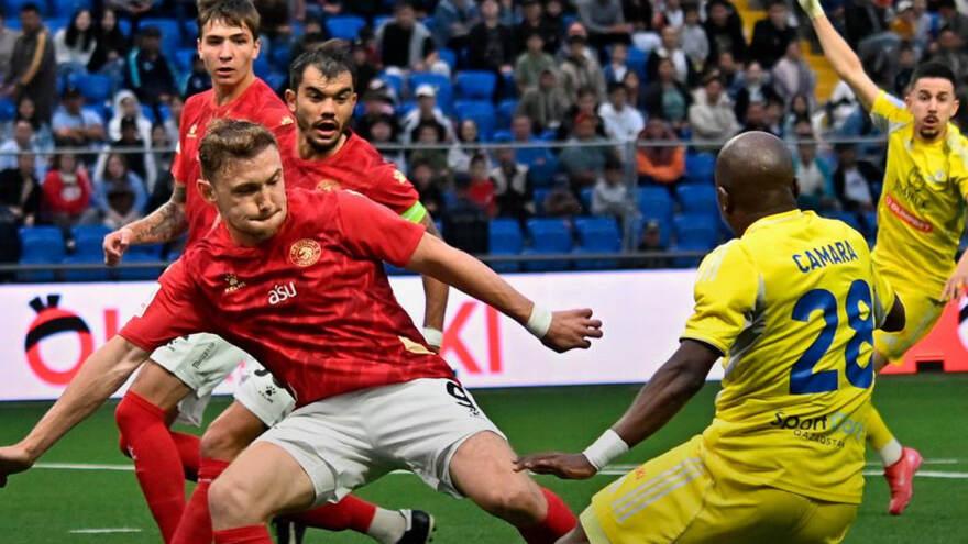 «Астана» упустила победу, ведя 3:1 против «Кызылжара»