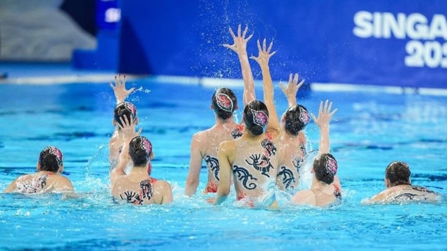 Сборная Казахстана оказалась топ-10 командных соревнований по артистическому плаванию на чемпионате мира