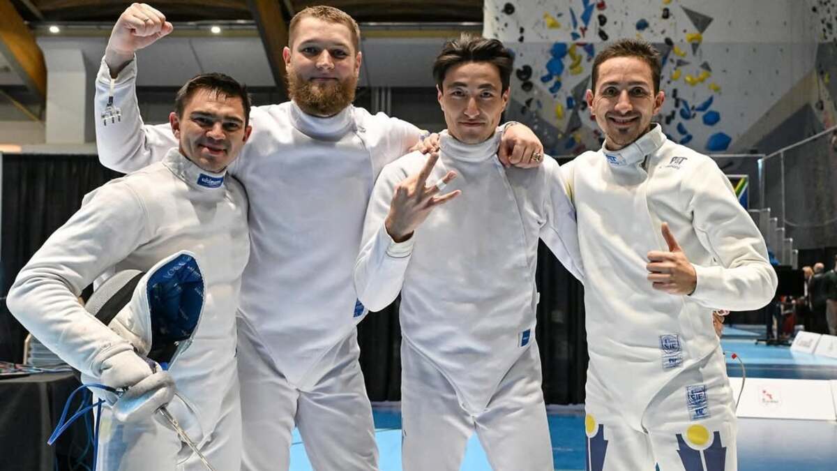 Сборная Казахстана выиграла бронзовые медали на чемпионате мира по фехтованию