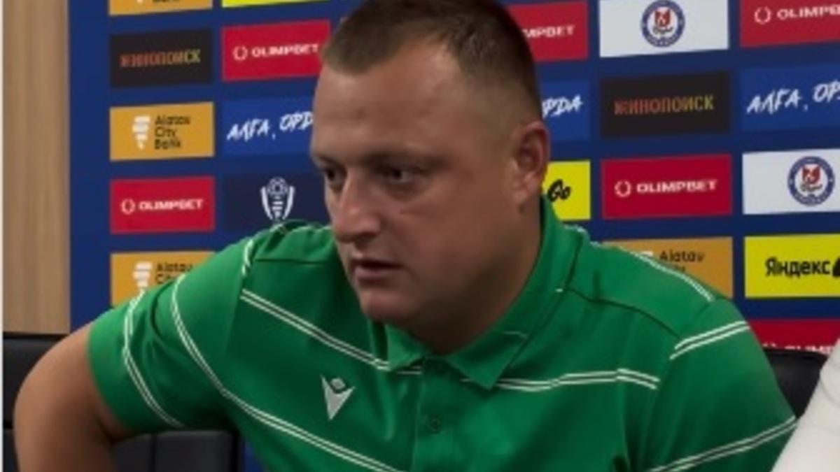 Тренер «Атырау» прокомментировал ничью 2:2 в матче с «Ордабасы»