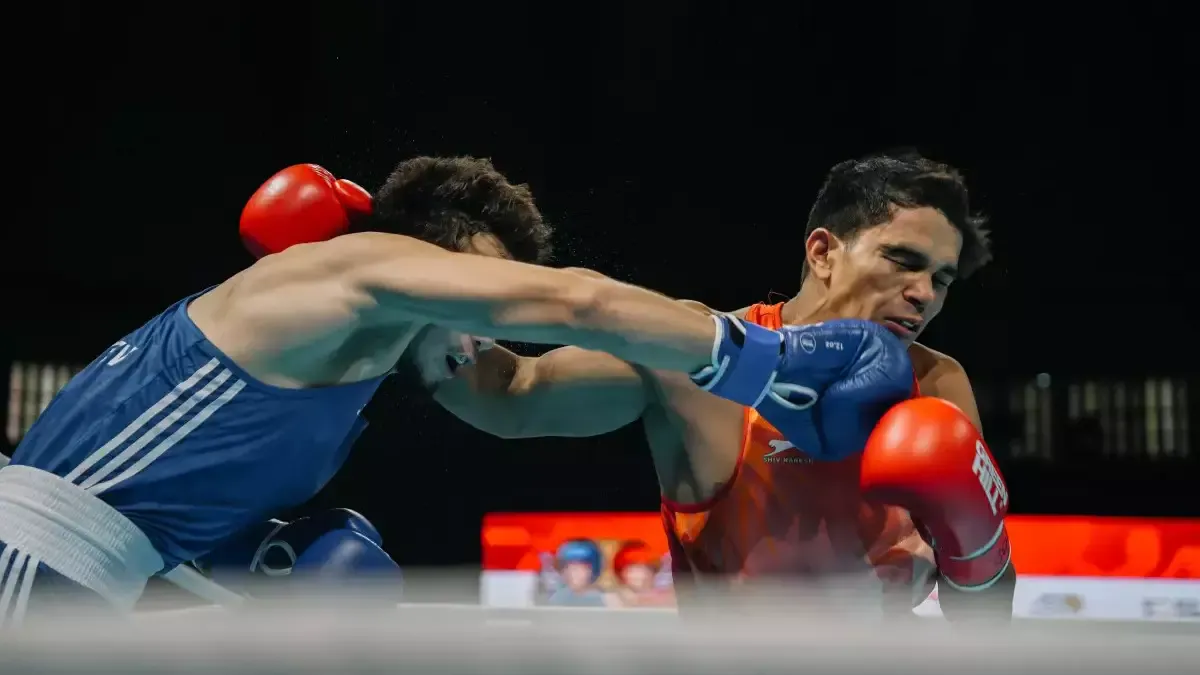 Санжарали Бегалиев вышел в финал молодёжного чемпионата Азии по боксу