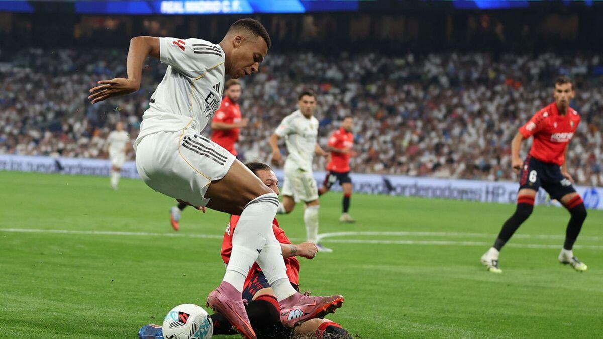 «Реал» – «Осасуна» – 1:0. Хладнокровие Мбаппе вывело мадридцев к победе. Видео гола и обзор матча