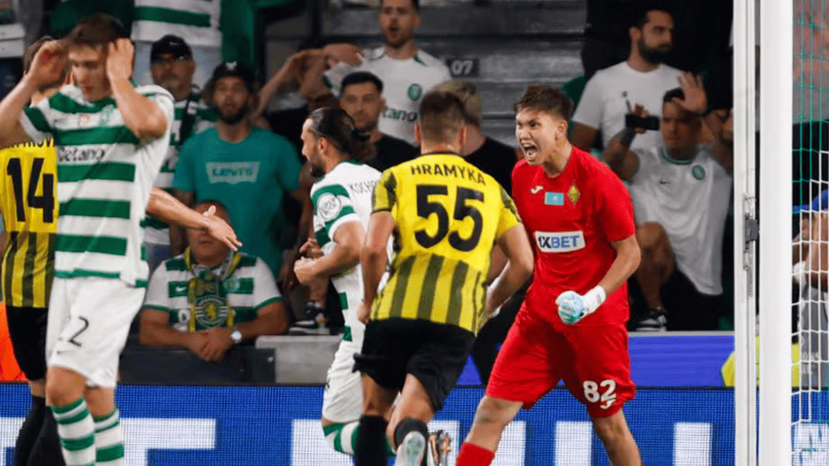 Transfermarkt оценил дебют Калмурзы в Лиге чемпионов. Во сколько теперь оценивают вратаря «Кайрата»?