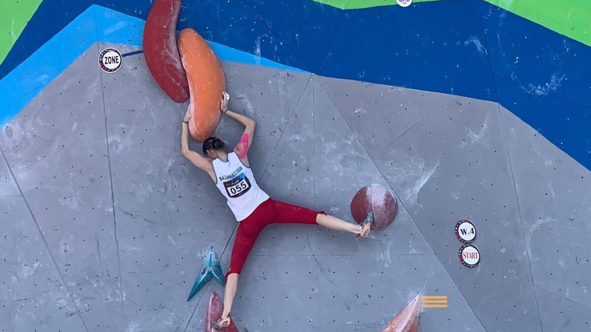 Казахстанские скалолазки завершили выступление в квалификации чемпионата мира в Сеуле