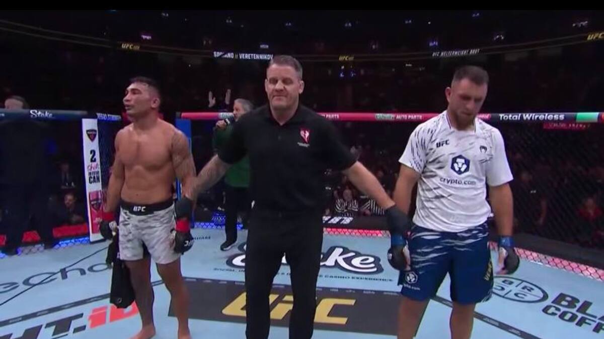Казахстанец Веретенников уступил в упорной битве — третье поражение в UFC подряд