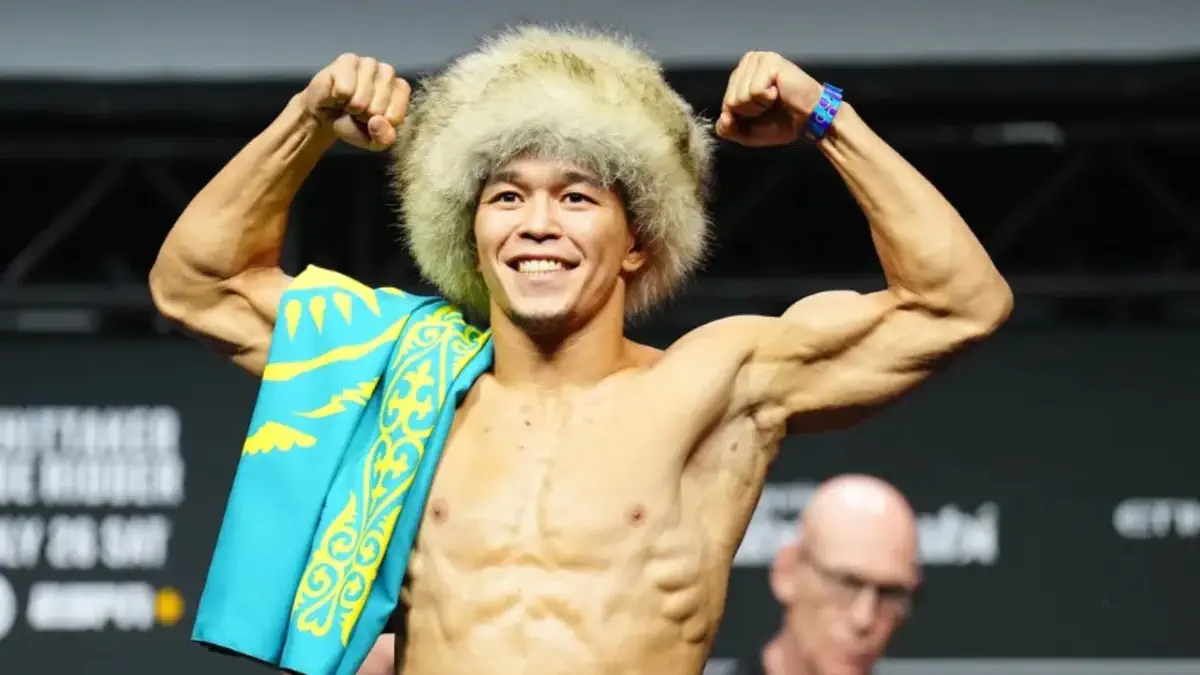 АсАлмабаев UFC турниріндегі жекпе-жек алдында NAIZA чемпионының қолдауына ие болды