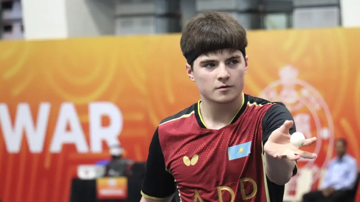 Сборная Казахстана по настольному теннису приняла участие в командном чемпионате Азии