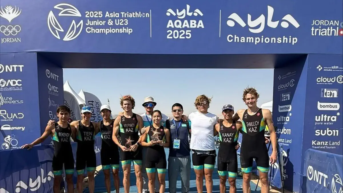 Казахстан завоевал две медали на чемпионате Азии U19 и U23 по триатлону