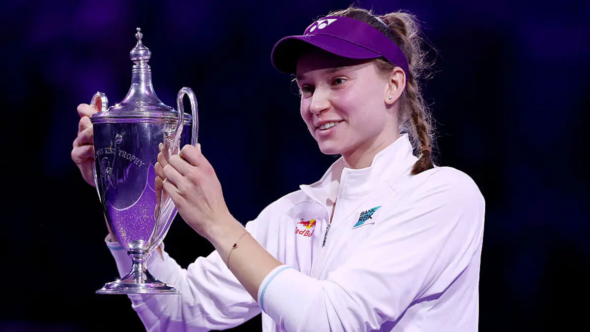 Рыбакина обратилась к болельщикам после триумфа на Итоговом турнире WTA 2025