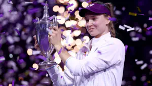 Комментатор Eurosport отреагировал на триумф Рыбакиной на Итоговом турнире WTA