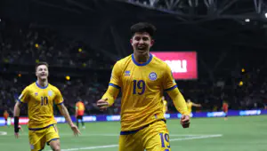 Финальная турнирная таблица группы отбора на чемпионат мира с участием Казахстана