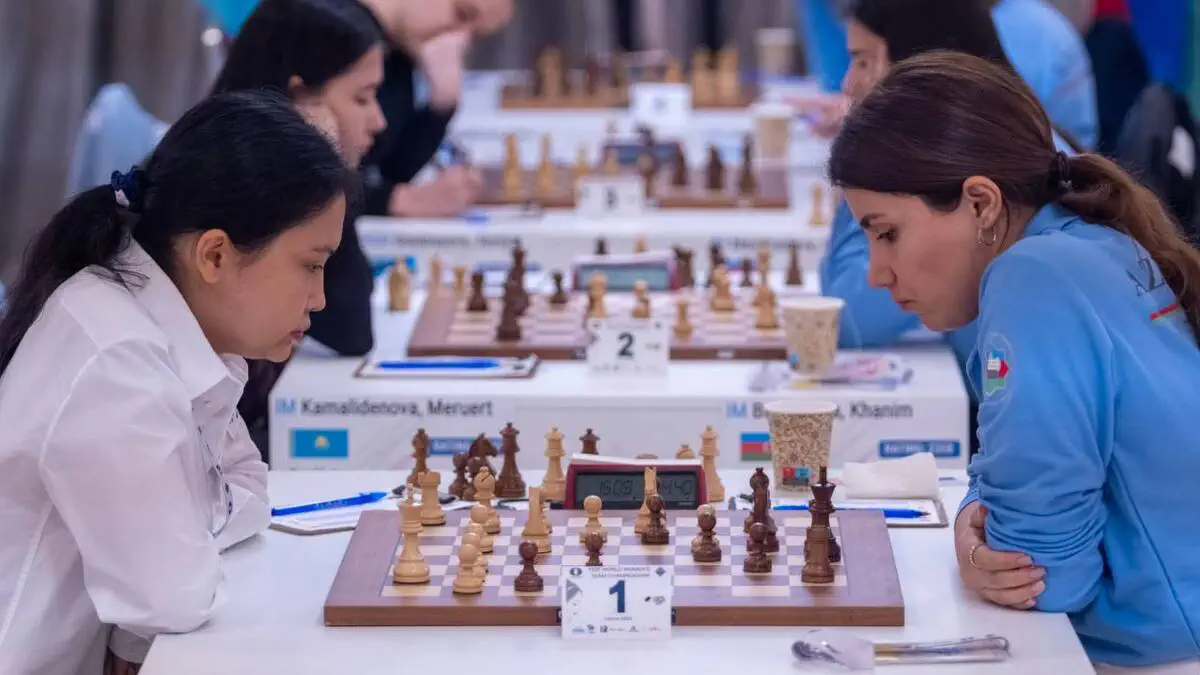 Женская сборная Казахстана уверенно стартовала на командном чемпионате мира по шахматам