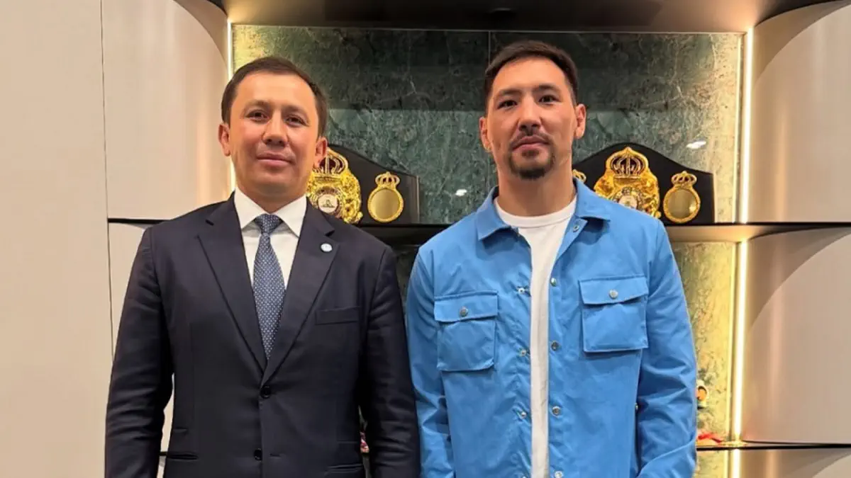 Алимханулы поздравил Головкина с избранием президентом World Boxing