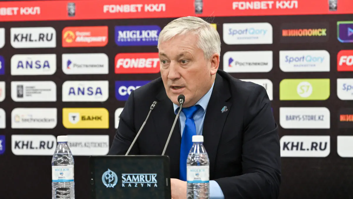 «Ребята играли на 200%». Кравец назвал главную проблему «Барыса» после второго кряду поражения в КХЛ