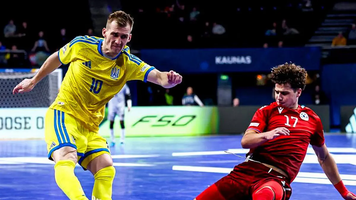 Обидчик Казахстана потрепал нервы Украине в матче Евро-2026 по футзалу