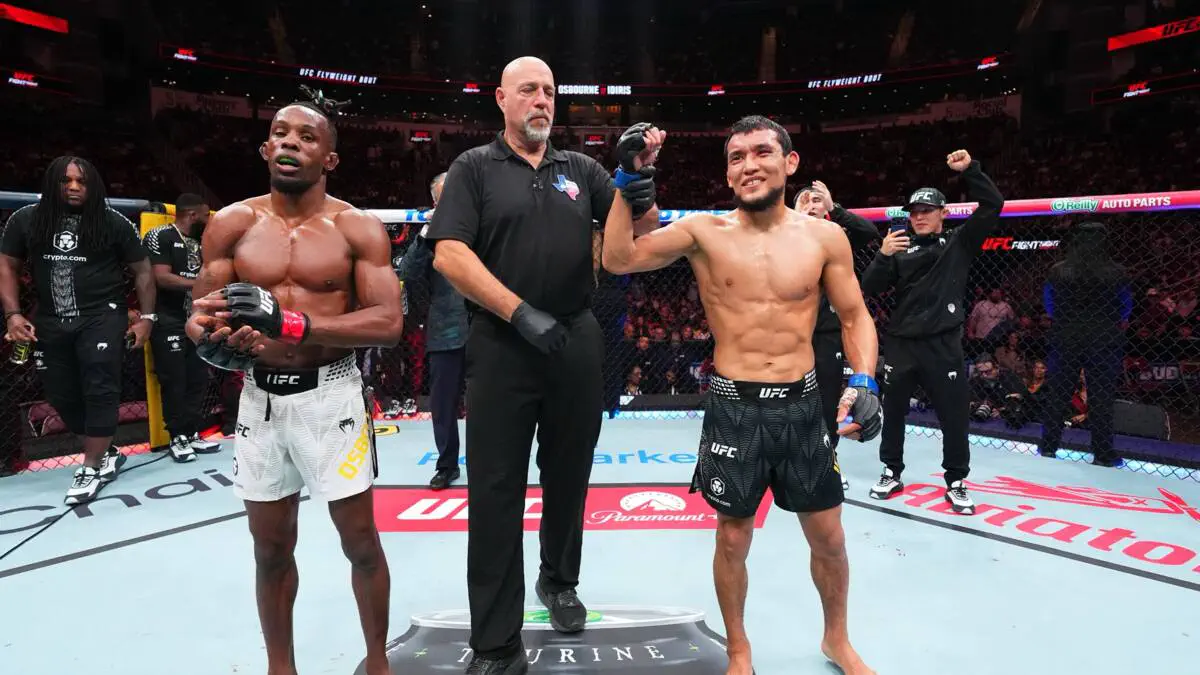 Видео. Алиби Идрис в дебютном бою одержал уверенную победу в UFC