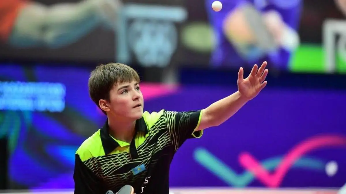 Курмангалиев был в шаге от бронзы на WTT Singapore Youth Smash