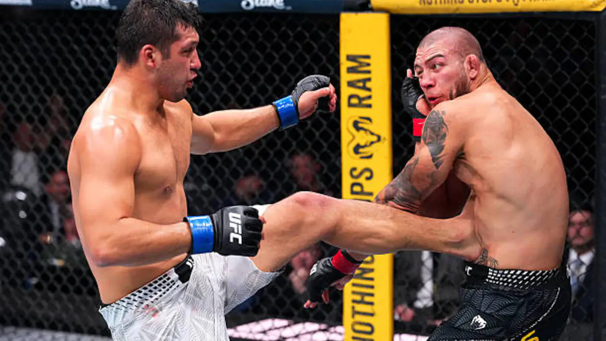 Дияр Нургожай прокомментировал победу в UFC: «Я сломал ему нос и палец»