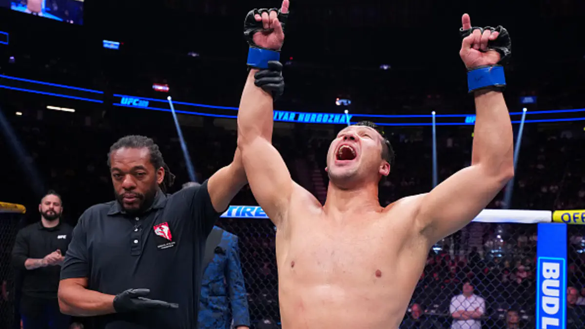 UFC отреагировала на яркую победу Дияра Нургожая