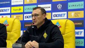Наставник «Кайрат» объяснил причину плохой игры с «Актобе» во втором тайме