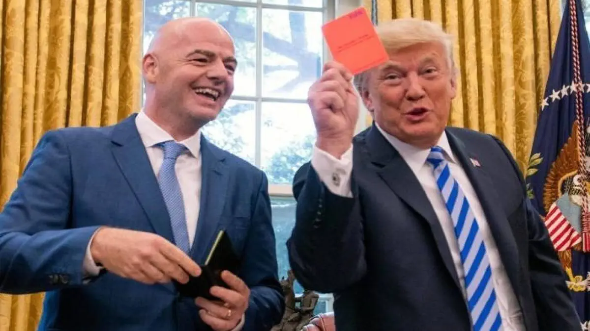 «Я только вчера узнал, что такое красная карточка»: Трамп о скандале с Балогуном